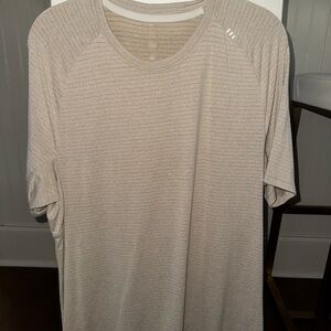 Lululemon Drysense Beige Short Sleeve T shirt